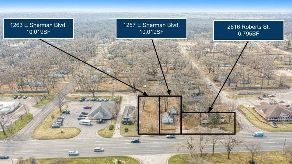 1257 E Sherman Boulevard #& 2616 Roberts St.